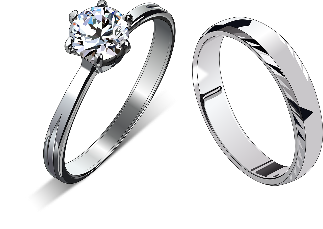 Moissanite Sterling Silver Ring Size 7