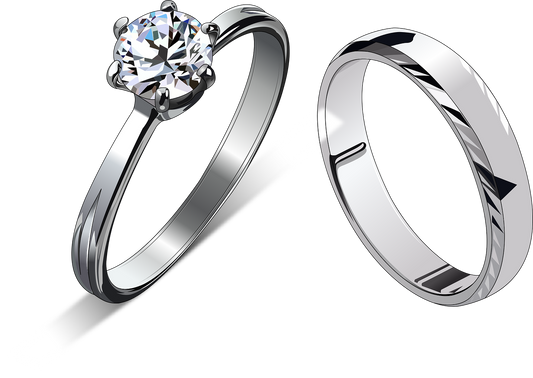 Moissanite Sterling Silver Ring Size 7 (Copy)